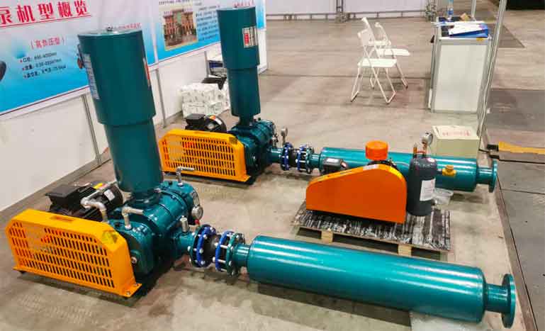 工廠實(shí)拍直聯(lián)傳動羅茨風(fēng)機(jī)